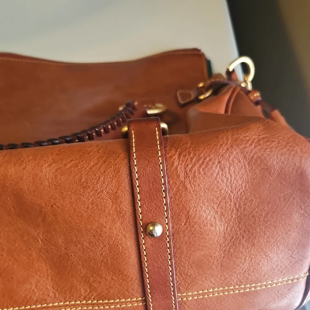 Brown Leather Women's Bag - Picture 6 of 8